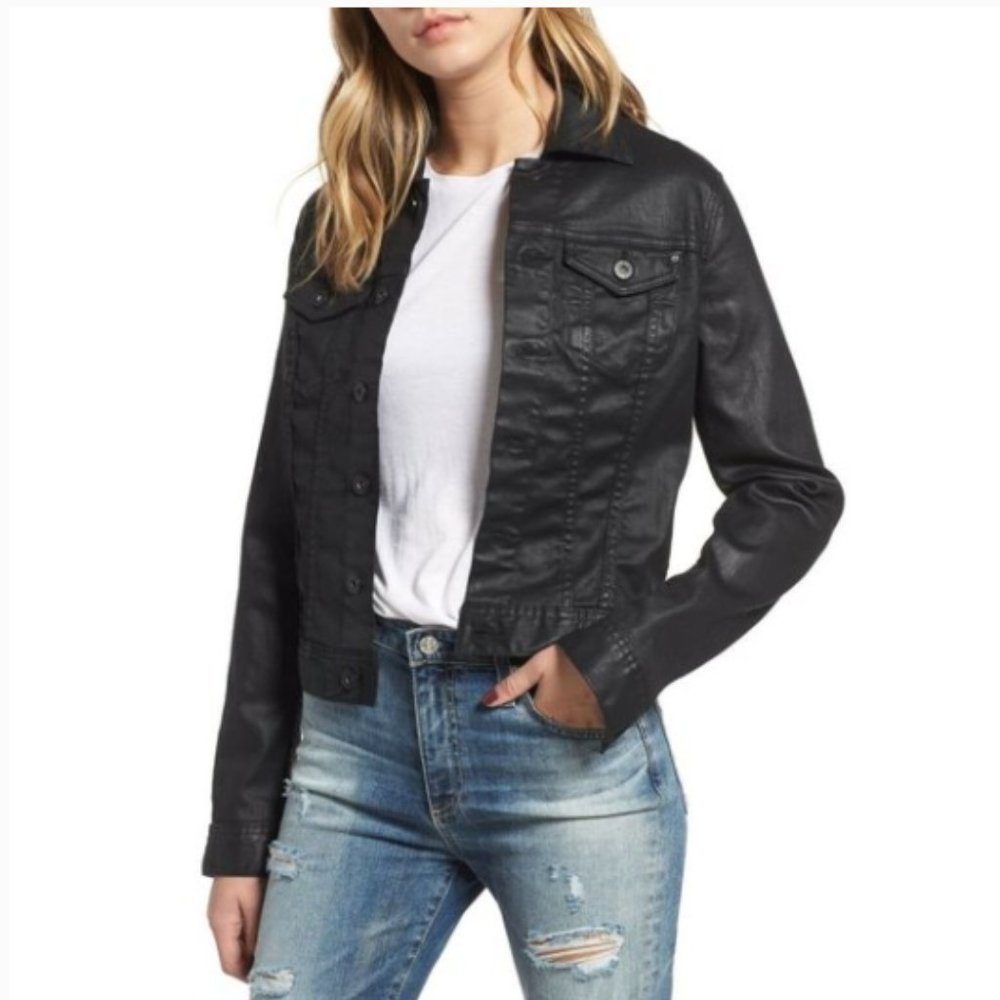 Adriano Goldschmied Robyn Black Lacquered Denim